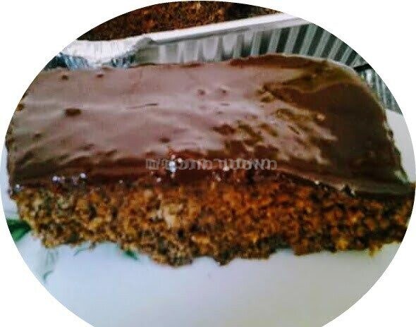 עוגת פרג ושוקולד גנאש טעימה במיוחד