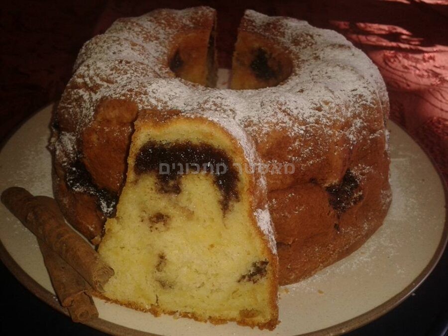 עוגה בחושה תפוזים שמנת