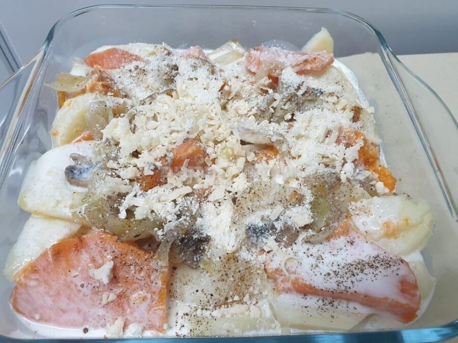 תפוחי אדמה ובטטה מוקרם
