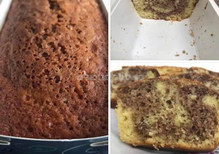 עוגת תפוזים נהדרת עם שבילים של שוקולית 🍰