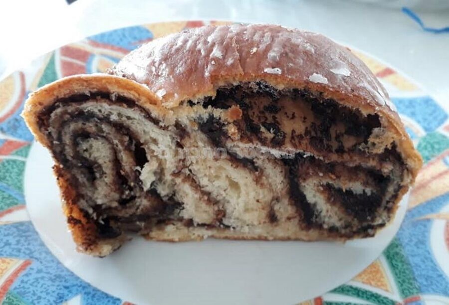 רולדת שמרים שוקולד, עם שמן