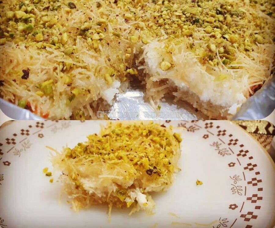 עוגת כנאפה אפויה