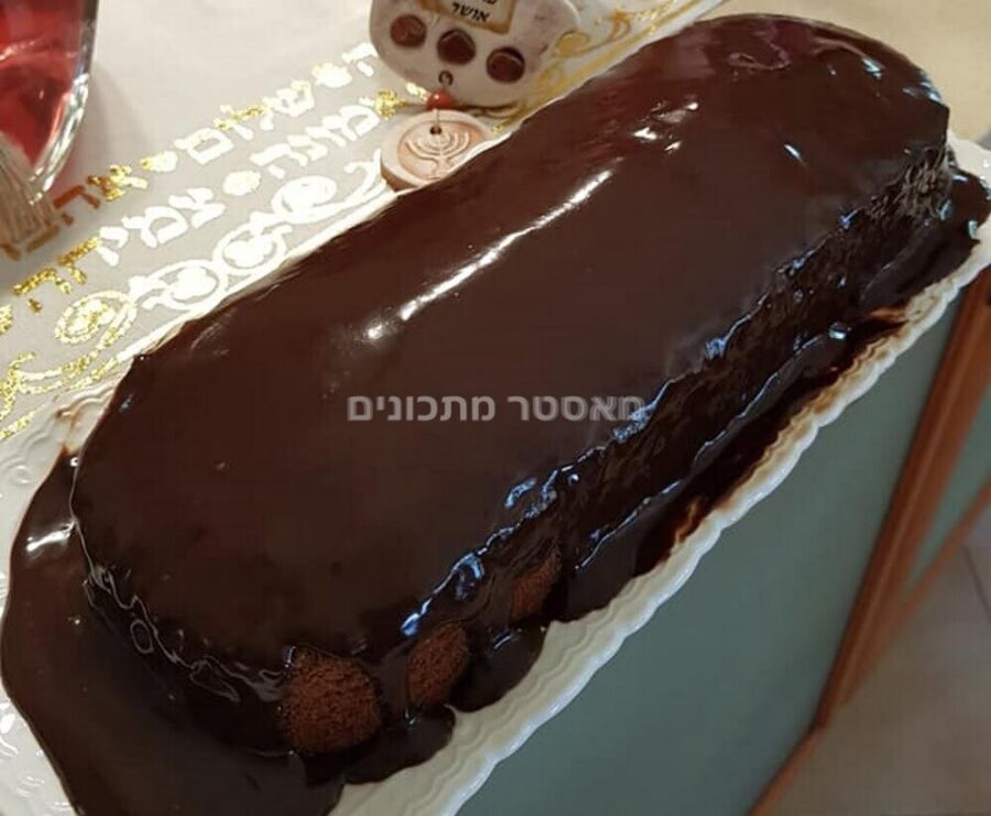עוגת שוקולד שקדים ללא מיקסר