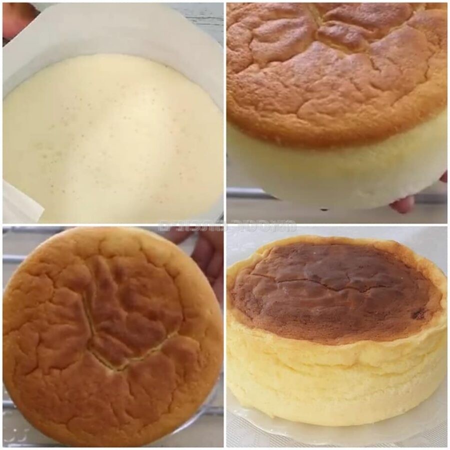 עוגת גבינה גבוהה ורכה