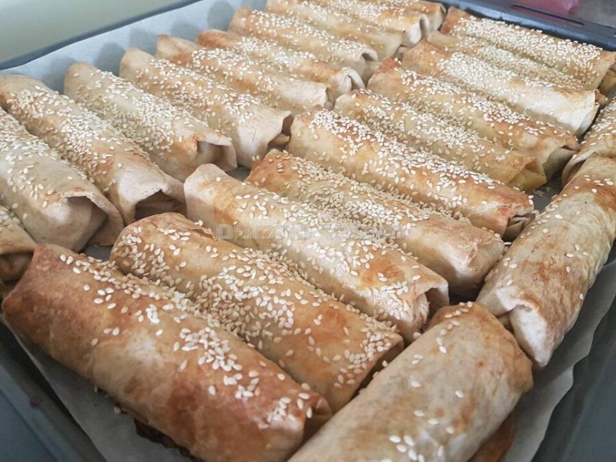 טורטיות ממולאות בבשר טחון