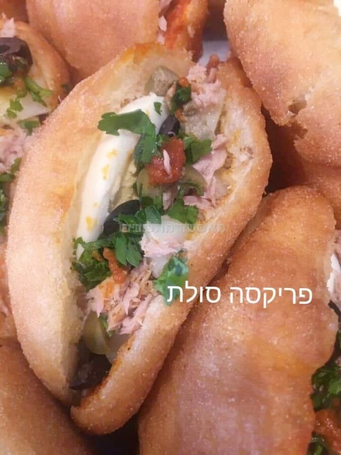 פריקסה בצק עם סולת