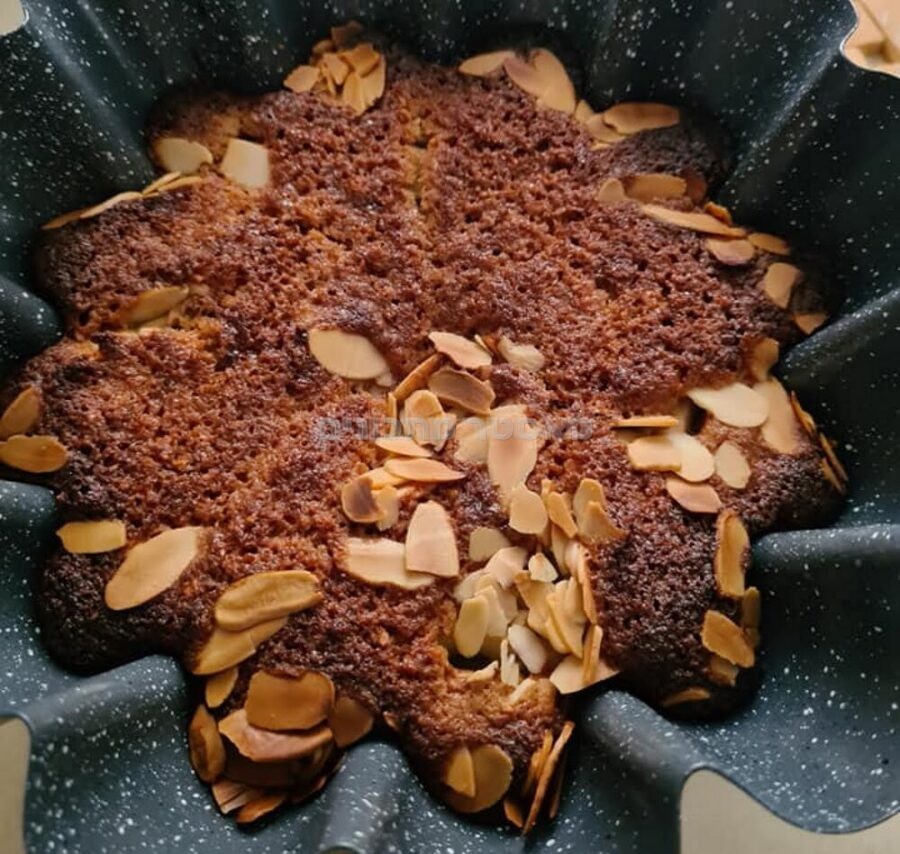 עוגת תפוחים כפרית טעימה מאוד