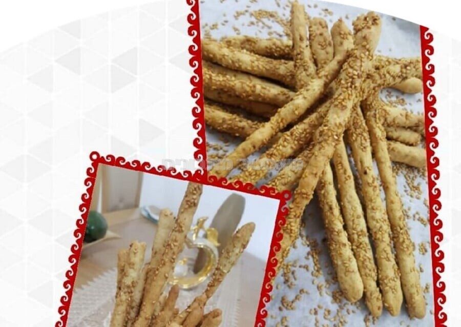עוגיות מקלות מלוחות