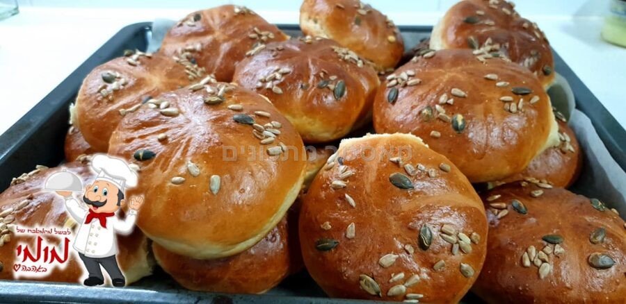 ן להכנת לחמניות פריכות, כל כך טעים יצא🍔