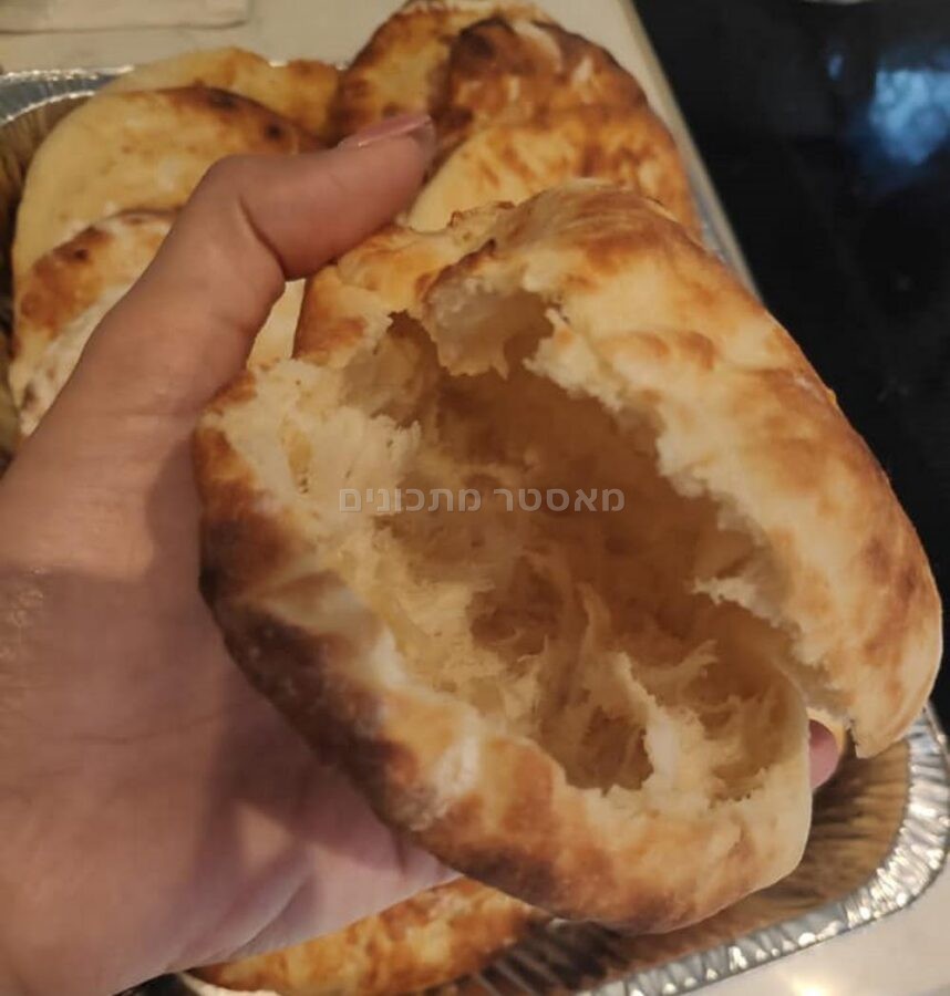 ן המחשה להכנת פיתות בסיר גריל או מחבת 💗