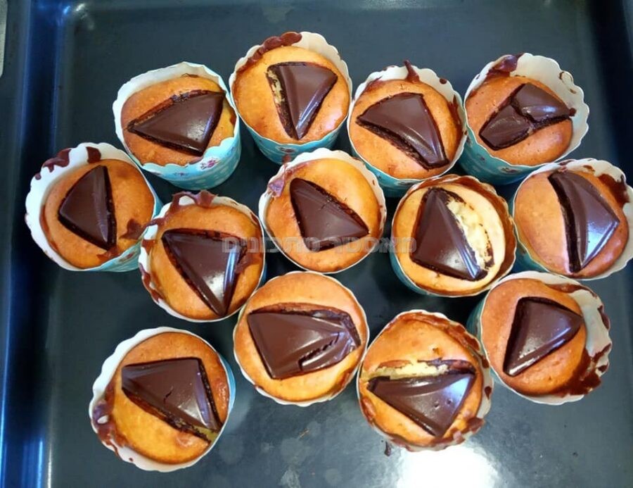 מאפינס גבינה ושוקולד