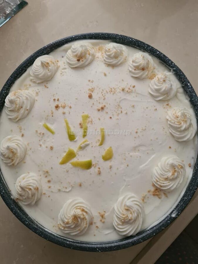 עוגת גבינה לימונית עם הפתעה ללא הפרדת ביצים 🤤🤤🤤