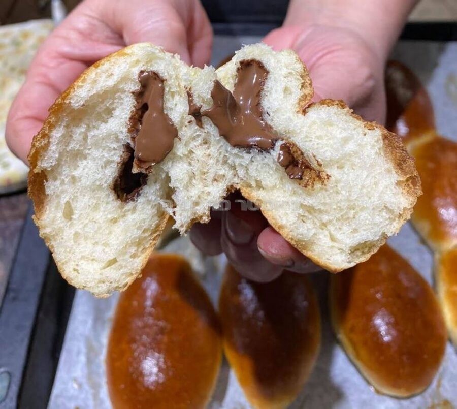 בריוש ממולא שוקולד