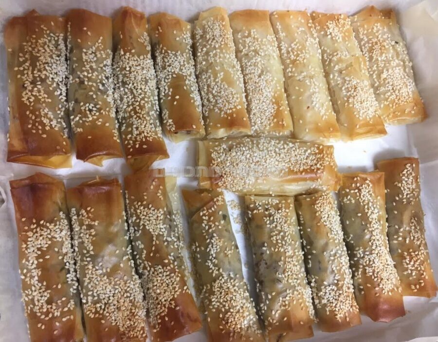 עלי פילו עם בשר טחון אפוי בתנור🔥