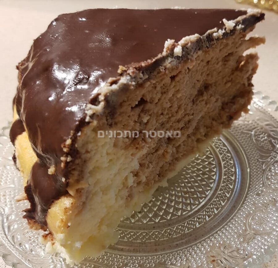 עוגת גבינה שייש אפויה