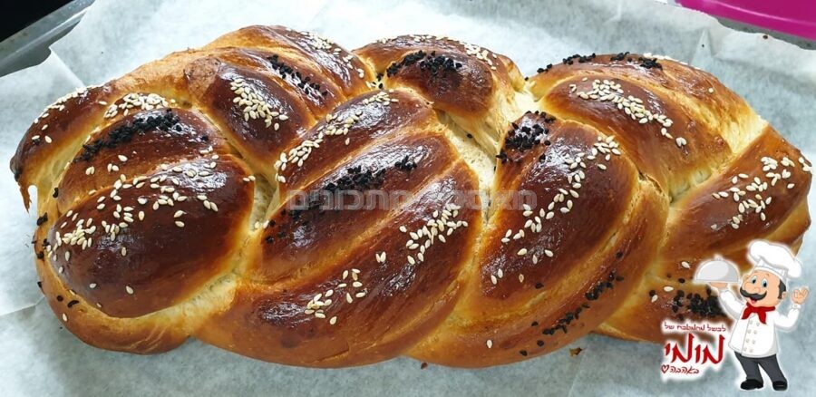 חלת שבת מתשע רצועות