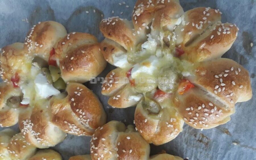פיצה פרחים