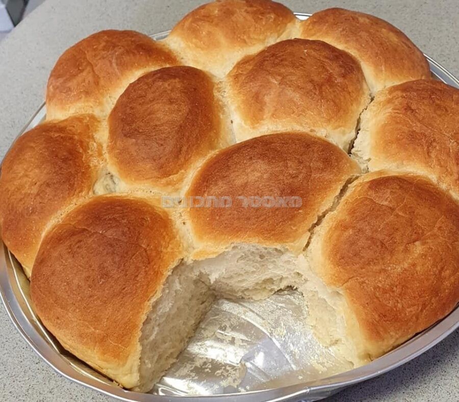 עוגת לחמניות בציפוי דבש