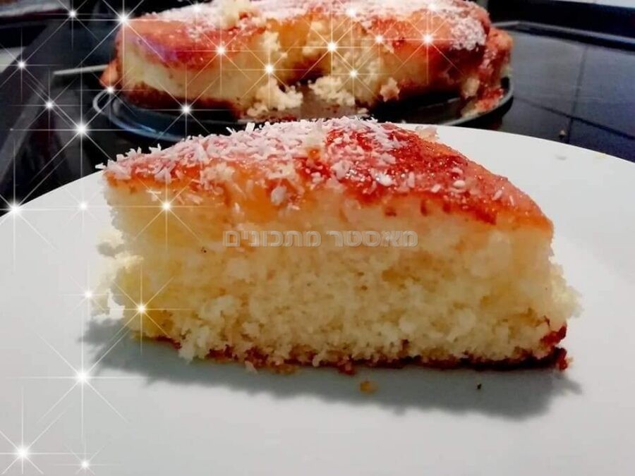 עוגת לימון וקוקוס😋