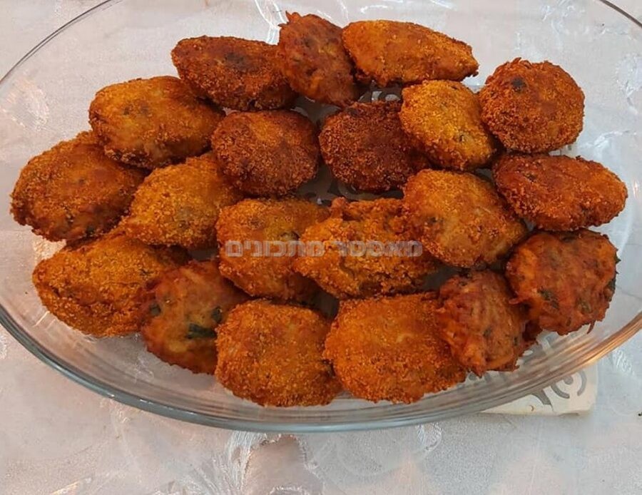 לביבות בטטה ותפוח אדמה