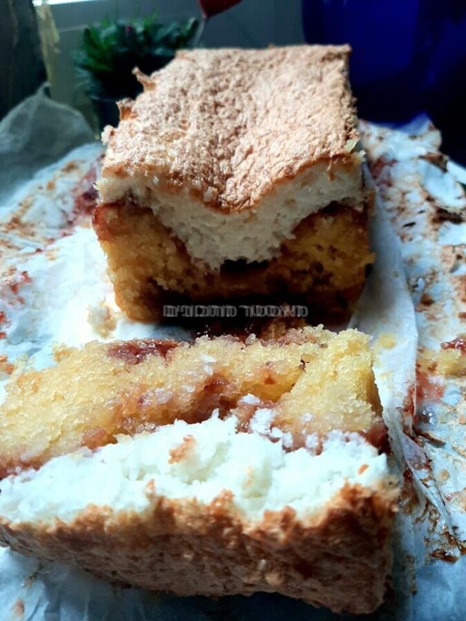 עוגת ריבה בתבנית מאורכת😋