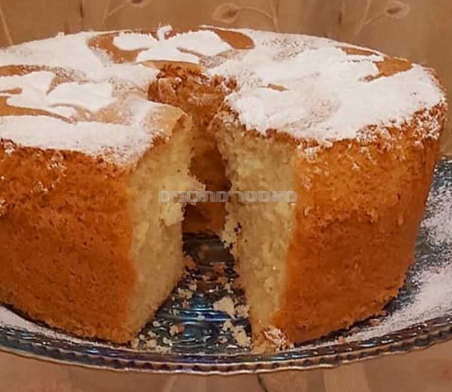עוגת טורט תפוזים גבוהה