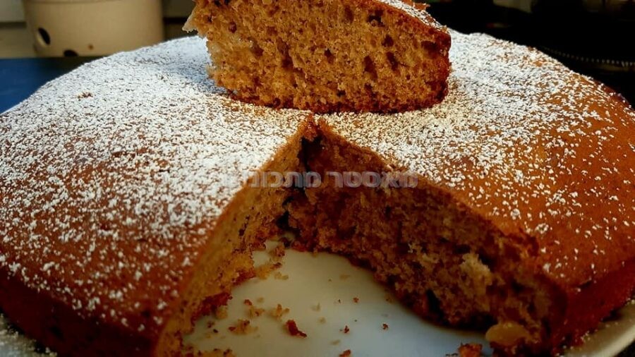 עוגת אגוזים מייפל בחושה בטעם קפה😋