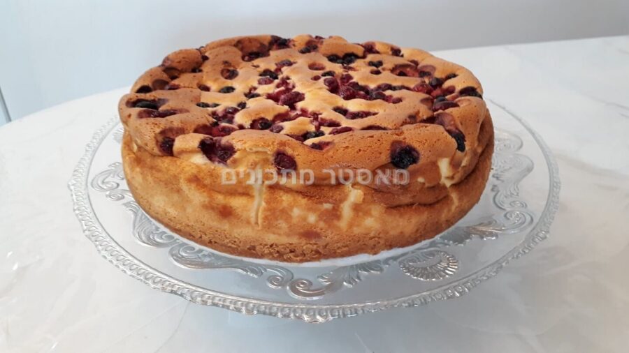 עוגת גבינה בתוספת פירות יער 🍇🍒🍇🍒