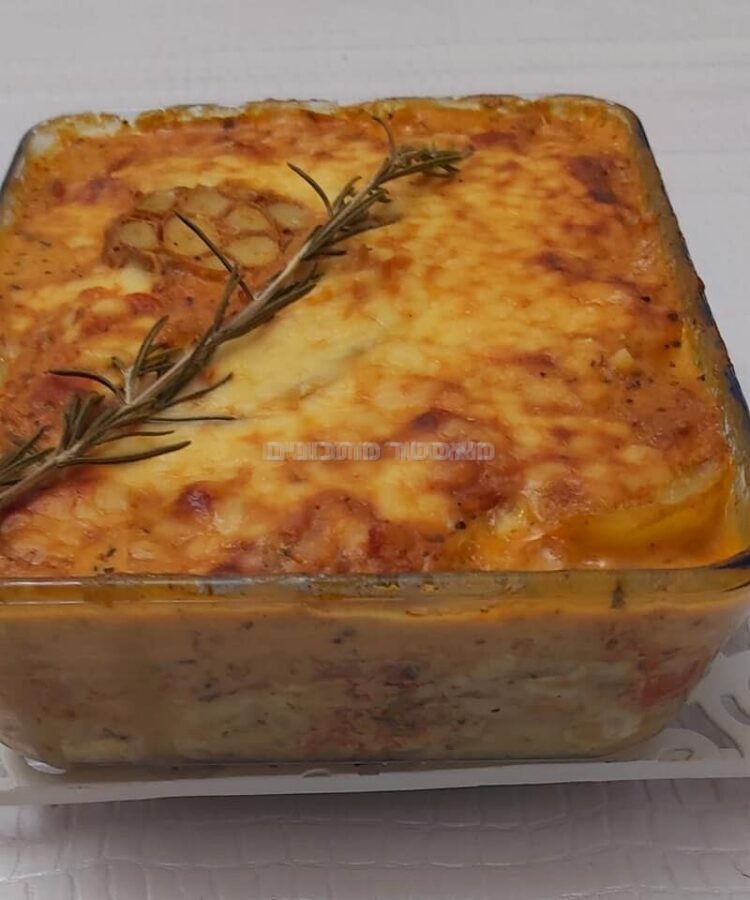 תפוח אדמה מוקרם ברוטב רוז'ה