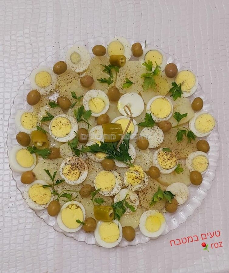 סלט תפוח אדמה וביצים