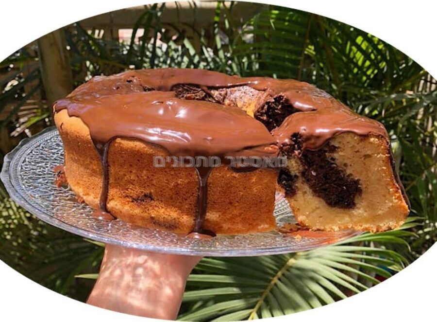 עוגת שיש עם שוקולד צ'יפס