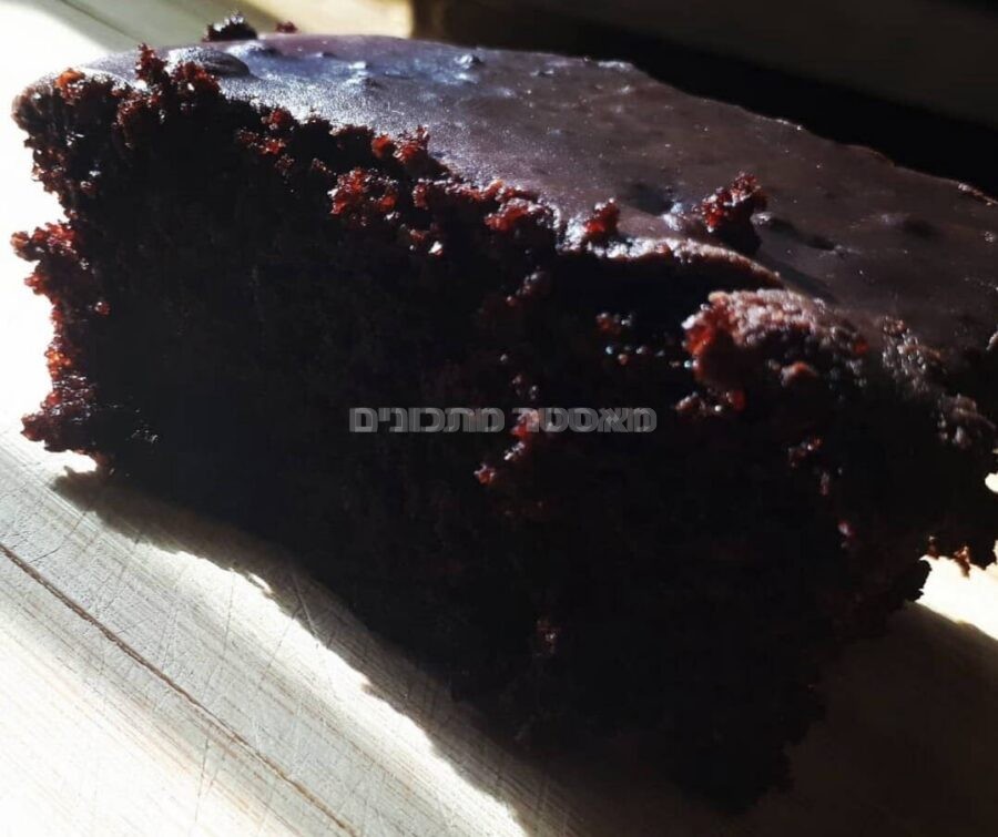 עוגת שוקולד טבעונית