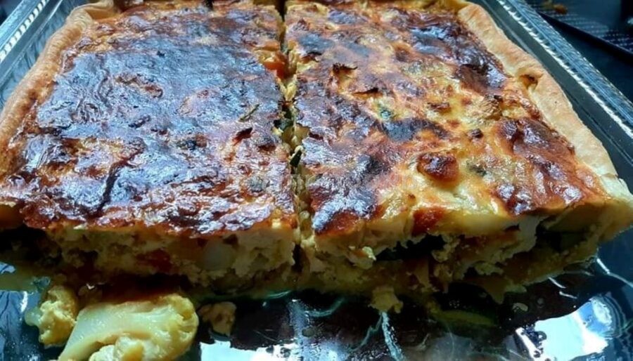 פשטידת ירקות וגבינה😋