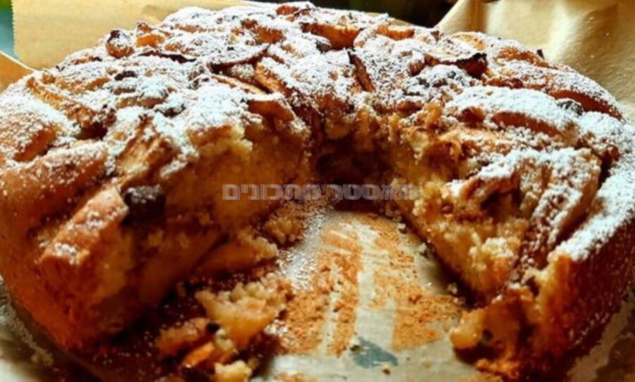 עוגת תפוחים משגעת רכה קלה וטעימה😋
