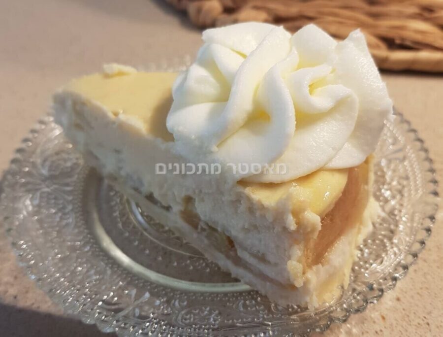 עוגת גבינה ותפוחים