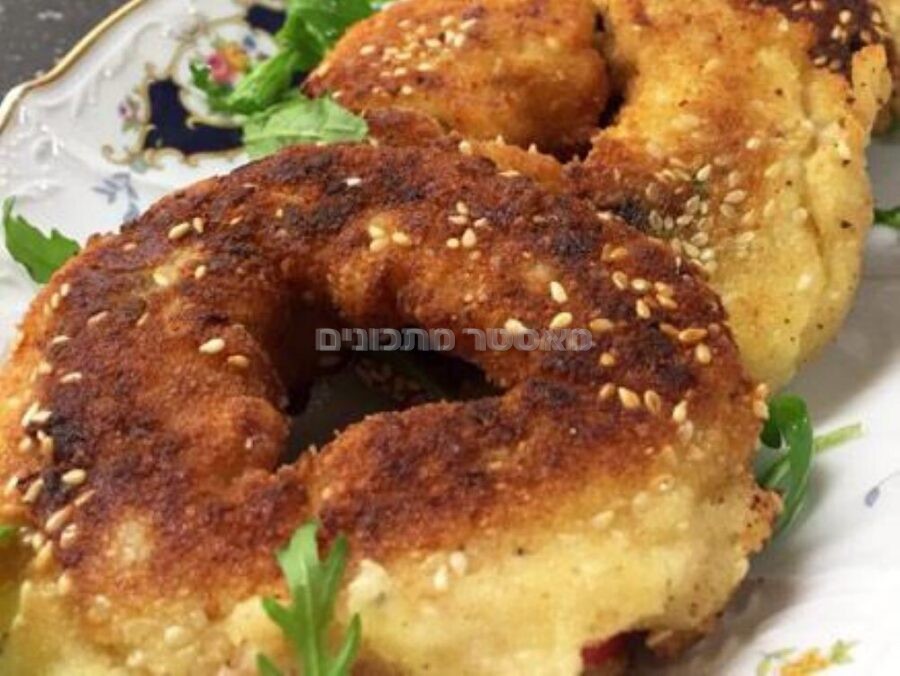 גלגלי לביבות ממולאים בירקות