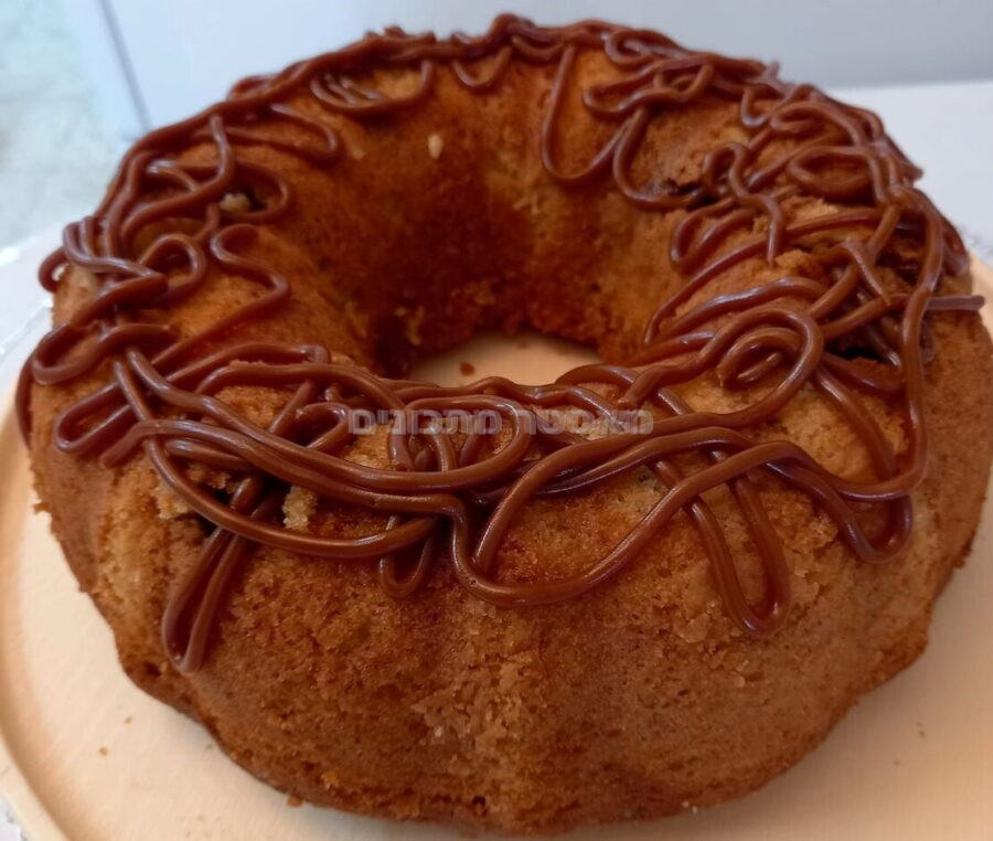 עוגת ריבת חלב בחושה … ללא הפרדת ביצים☕🍩