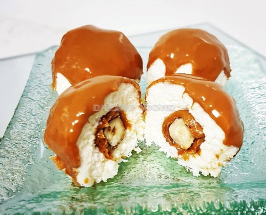 כדורי שוקולד לבן קוקוס ולוטוס
