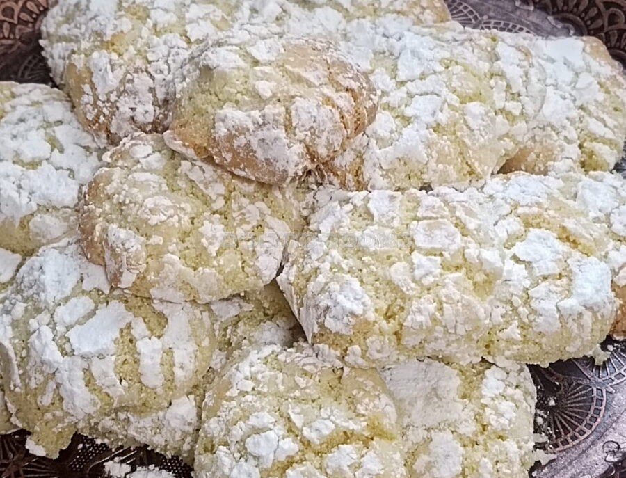 עוגיות סולת ותפוזים פרווה