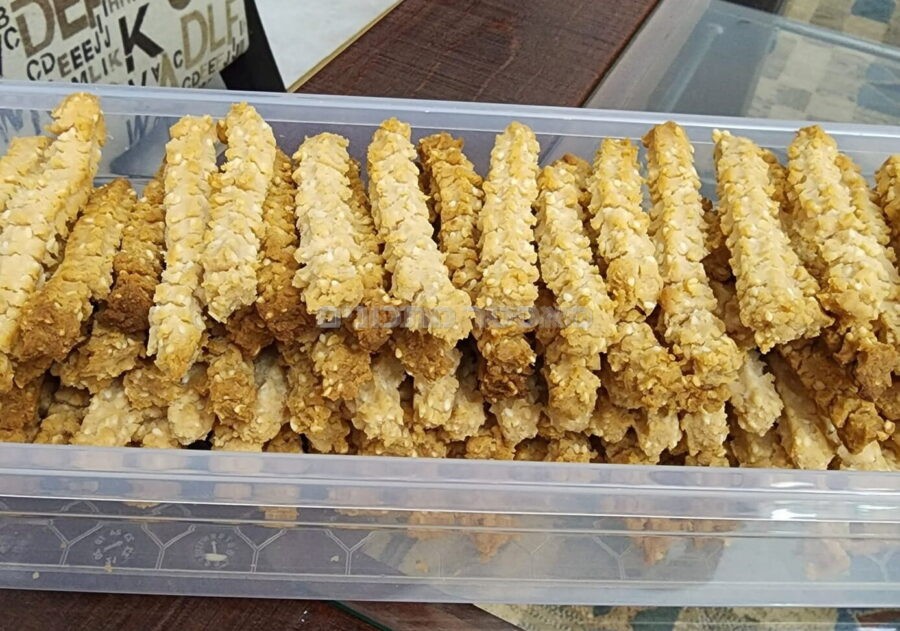 מקלות עוגיות מלוחות ללא גלוטן