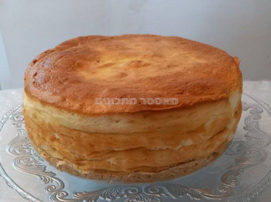 עוגת גבינה גבוהה מושלמת וטעימה מאוד
