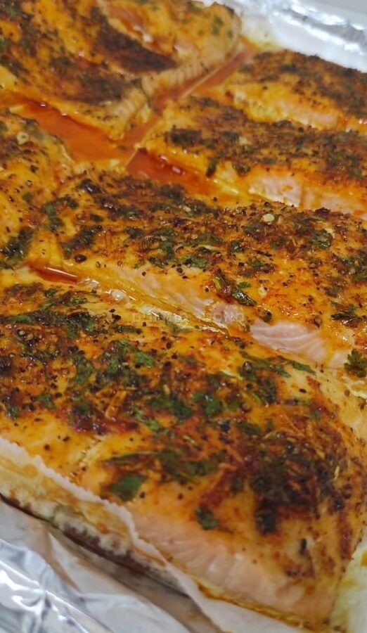 דג סלמון בתנור 🐟🐟🐟
