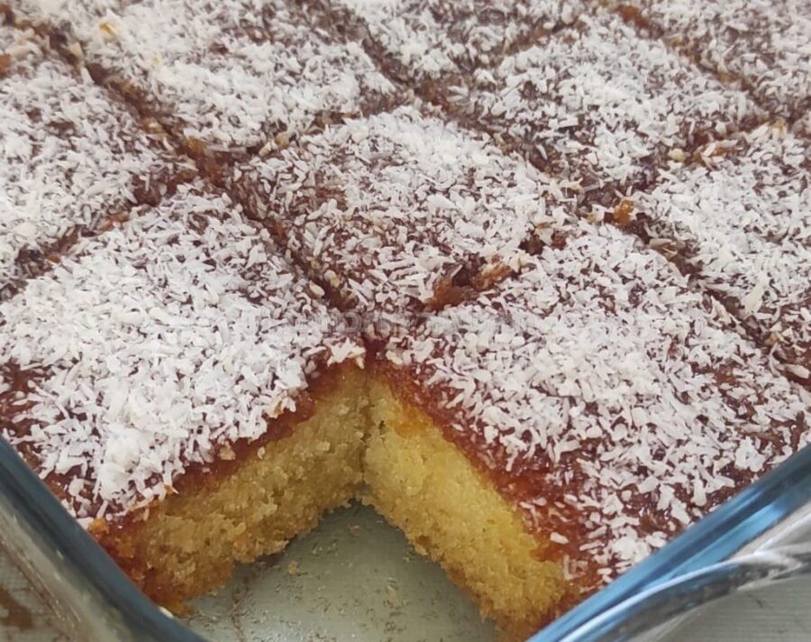 עוגה בציפוי קרמל טופי🍬