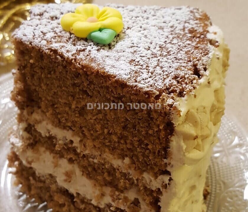 עוגת דבש מתובלת בקינמון ואניס