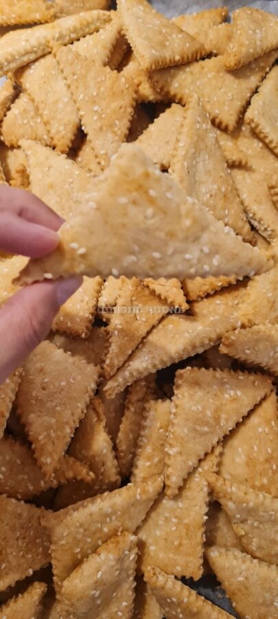 עוגיות מלוחות פרווה