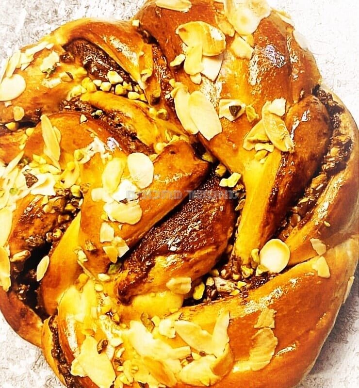 עוגת שמרים קראנץ' שוקולד