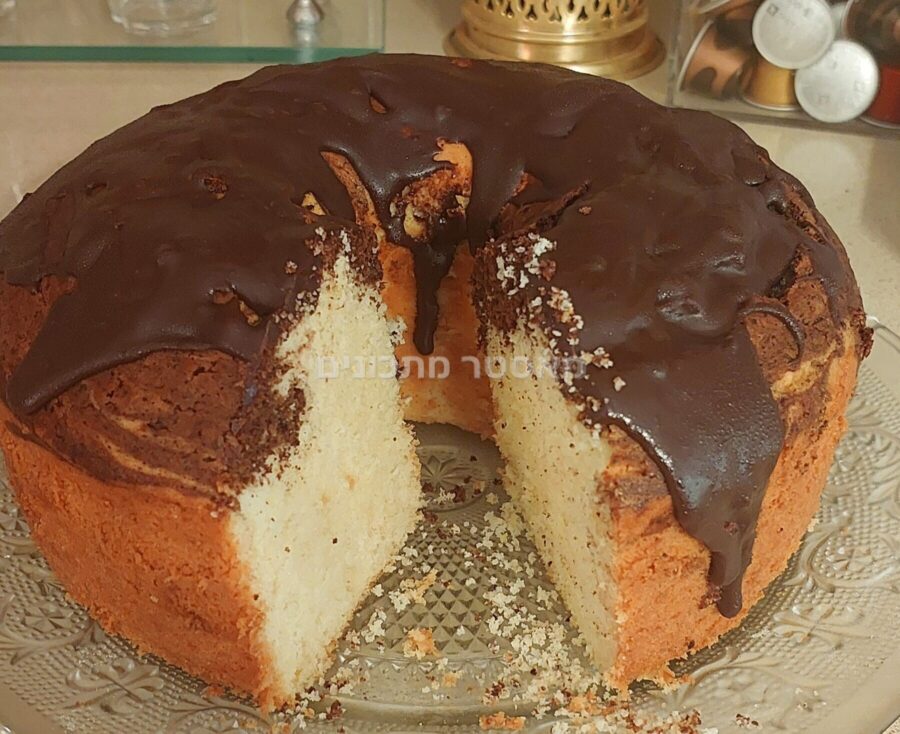 עוגת טורט שיש עם קרם קוקוס
