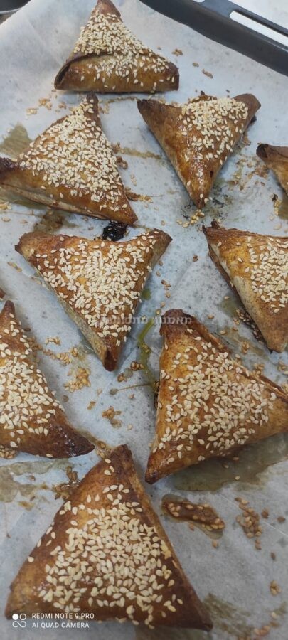 משולשי טורטיה במילוי בשר