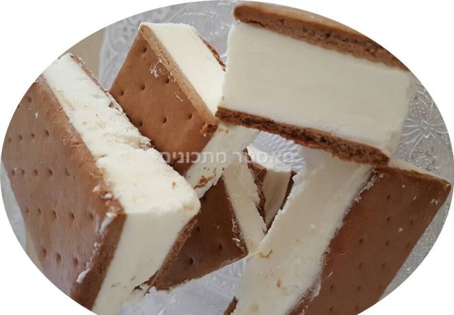 גלידה קסטה של ילדות בטעם וניל
