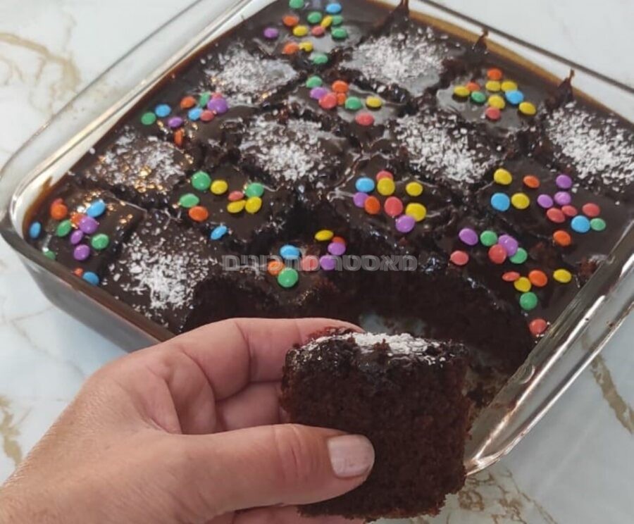 עוגת שוקולד עם טוויסט מיוחד